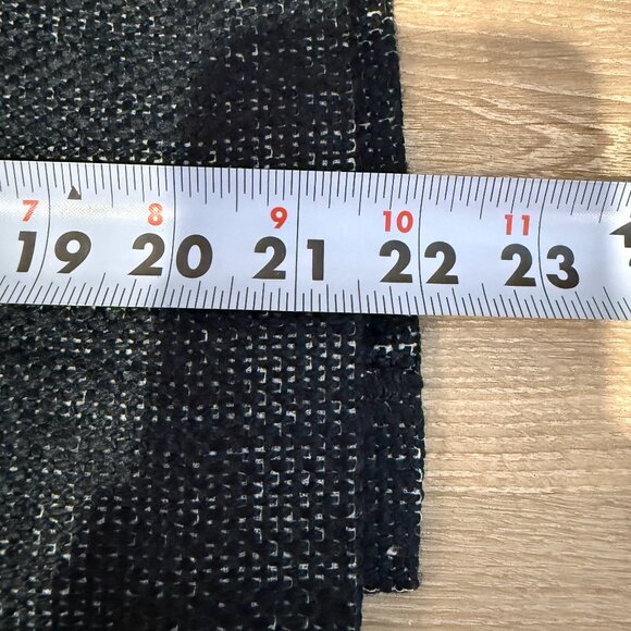 Michael Kors Tweed Pencil Knee Length Skirt Black White Classic Lined Career 10 - Picture 11 of 11